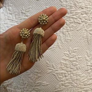 Silver Tassel Earrings